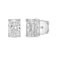 Diana M Jewels - Women's Radiant Lab-grown Diamond Stud Earrings (12.00 Tcw) - Luxe