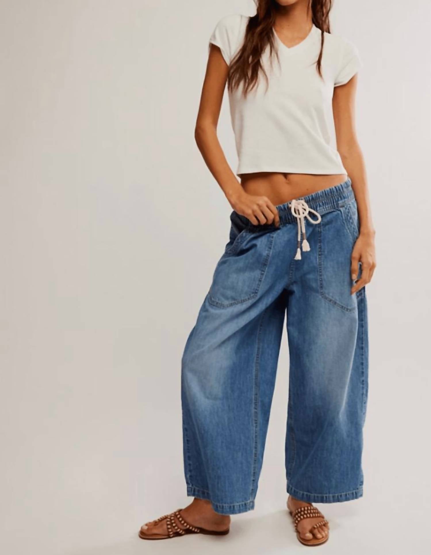 Free People - Easy Peasy Pull On Pants