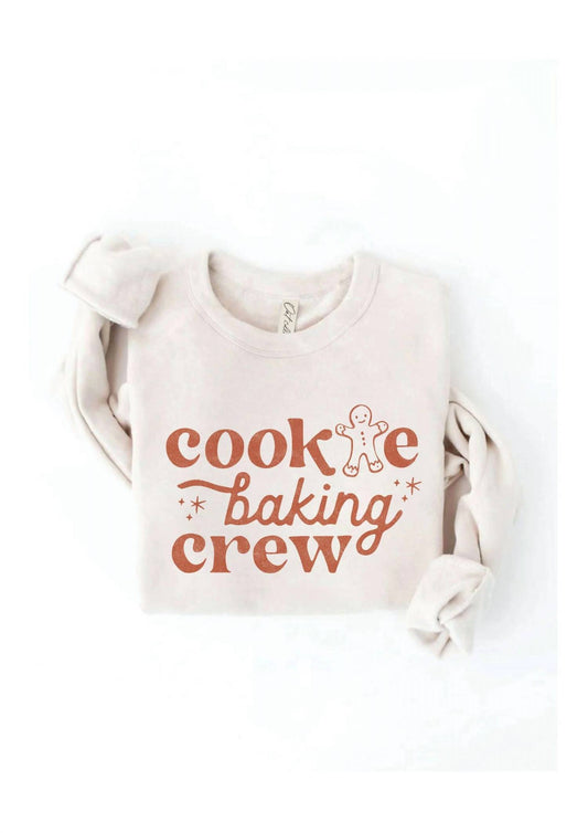 Oat Collective - Unisex Cookie Baking Crew Graphic Sweatshirt