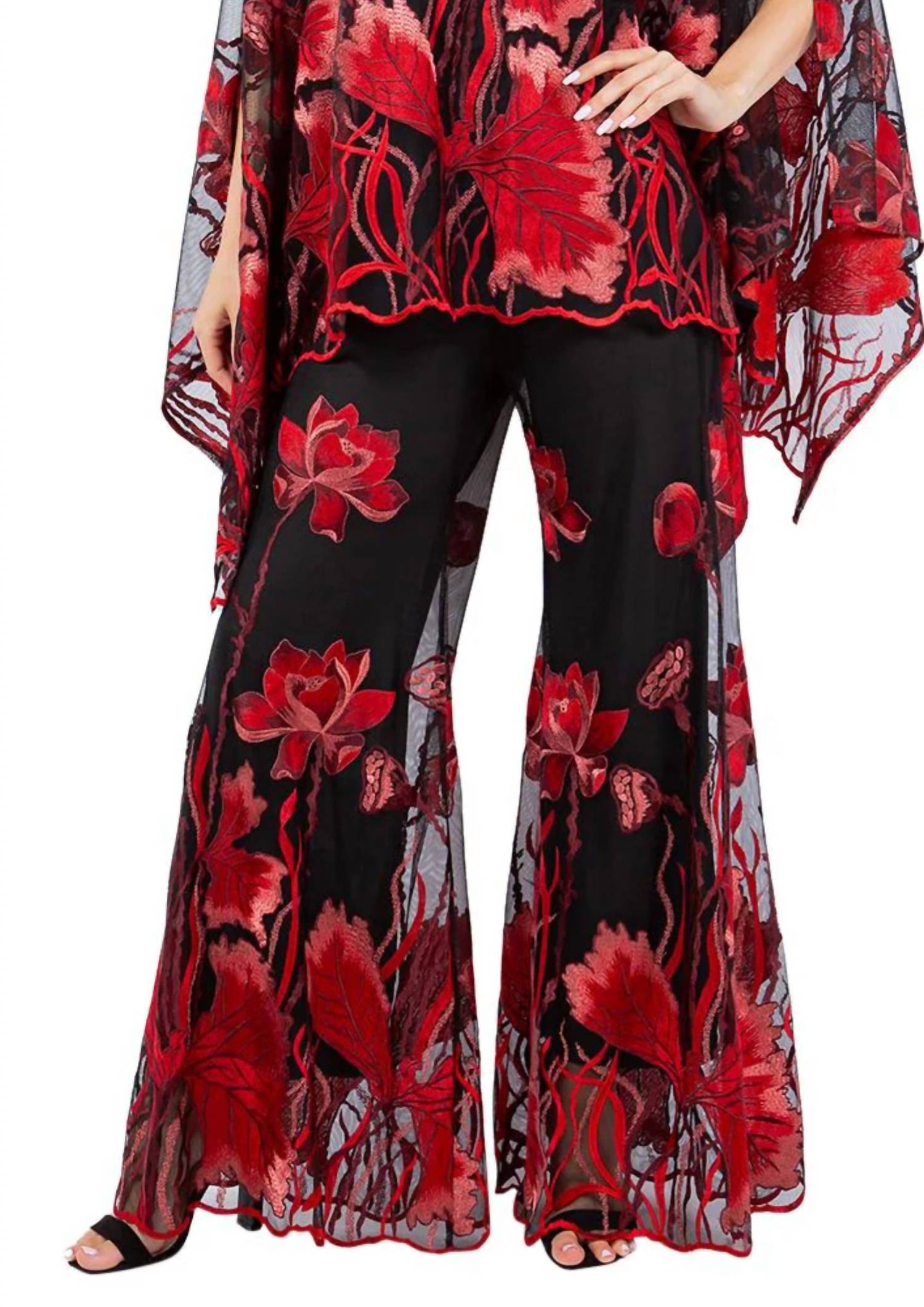 Kokomo - Embroidery Palazzo Pants