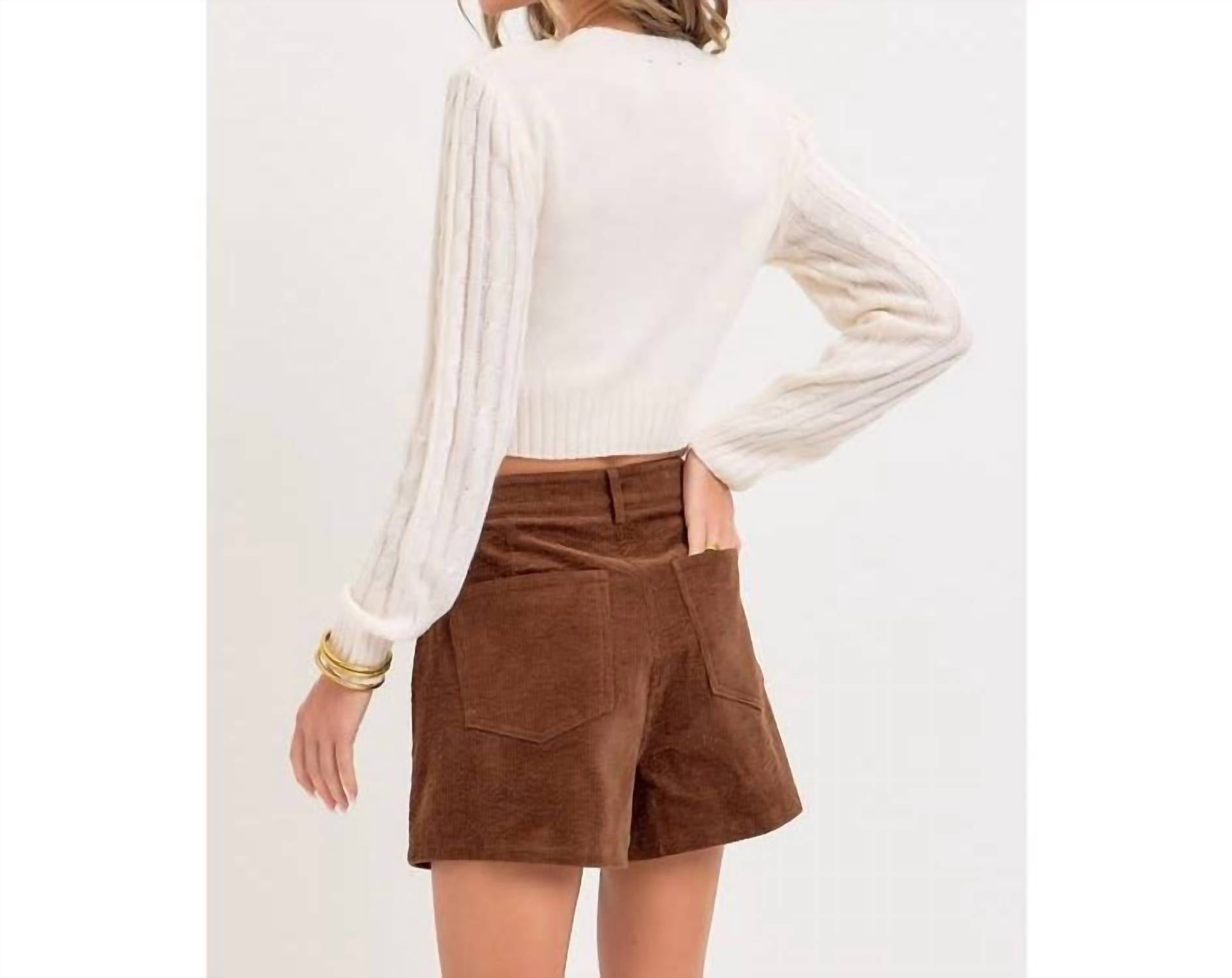 Style Usa - CORDUROY SKORT