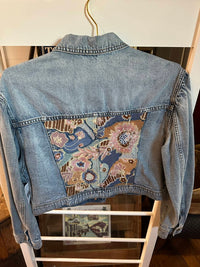 DRIFTWOOD Women's Inez X Romantic Rhapsody Jacket in blue - women's jacket - detail view