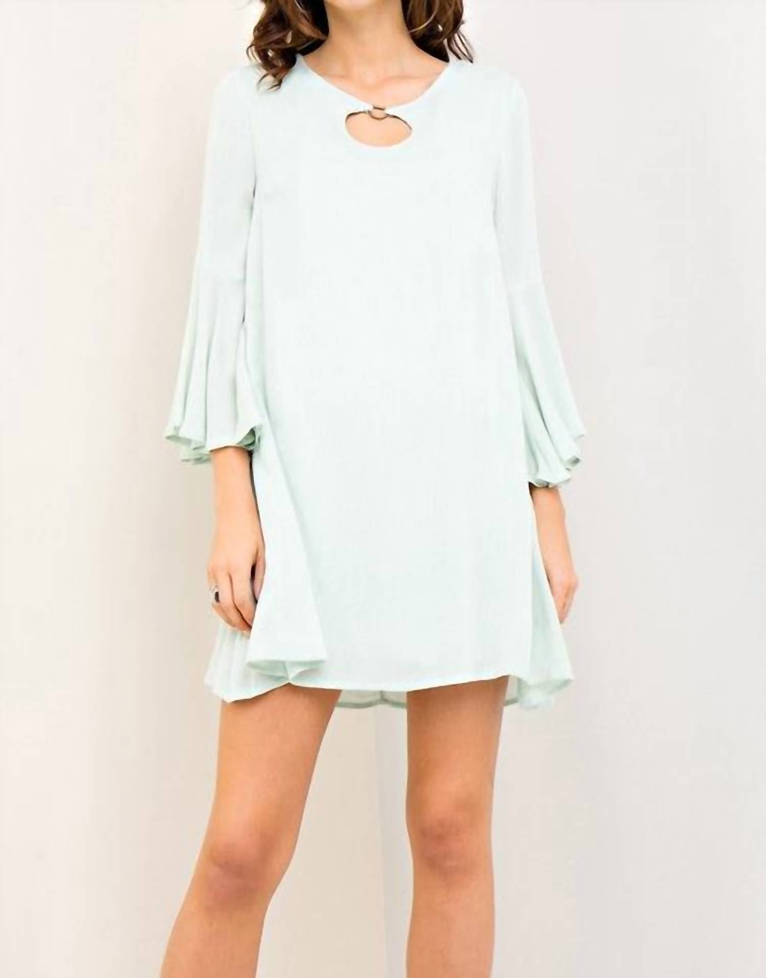 Entro - Crochet Back Mini Dress