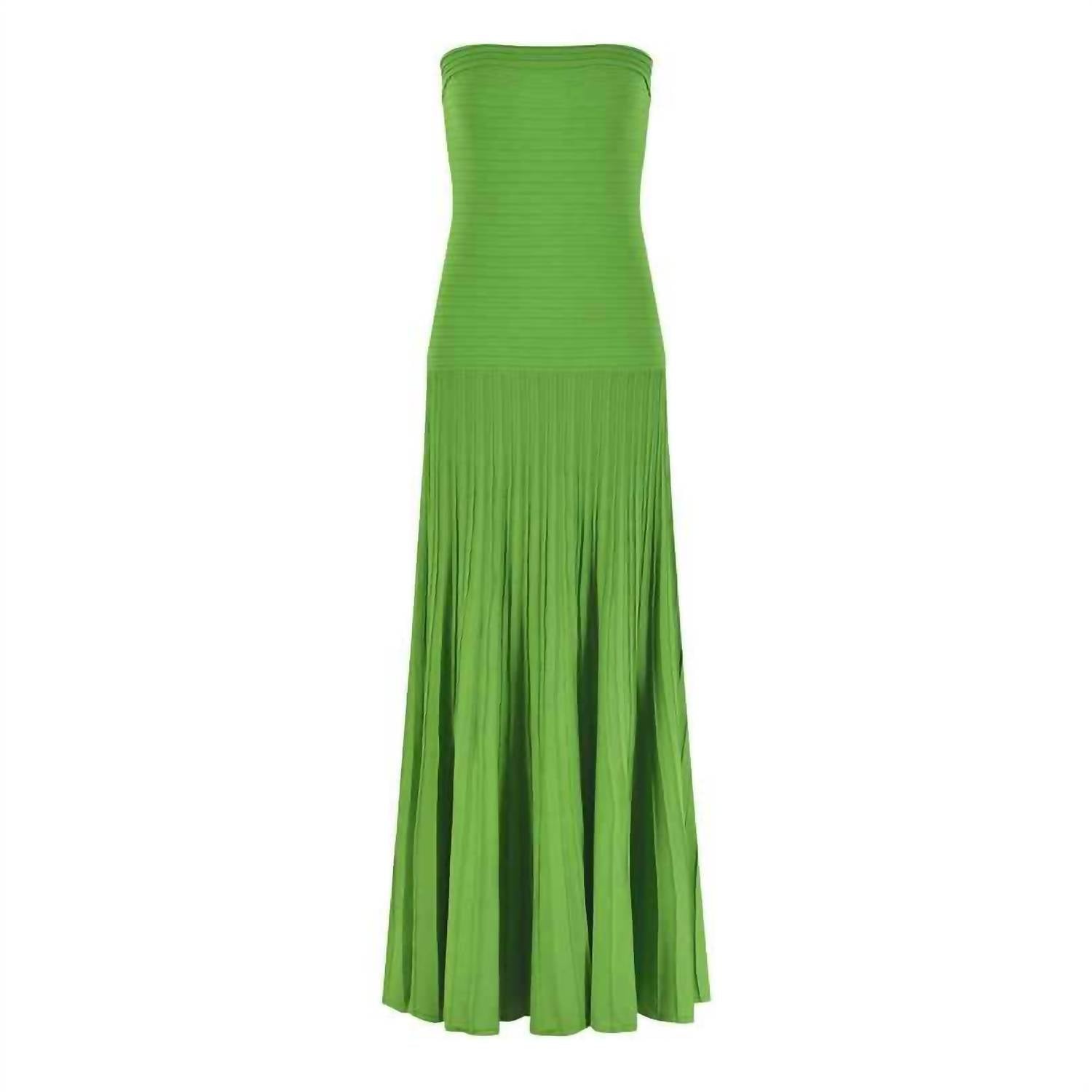 Productseeker Strapless Dress in green - women's dress - alternate view
