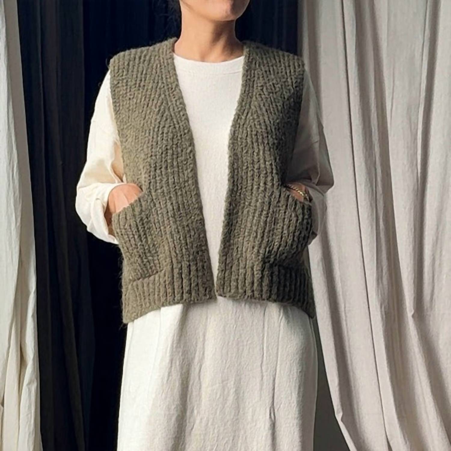 Le Bon Shoppe - Alpaca Grandpa Vest