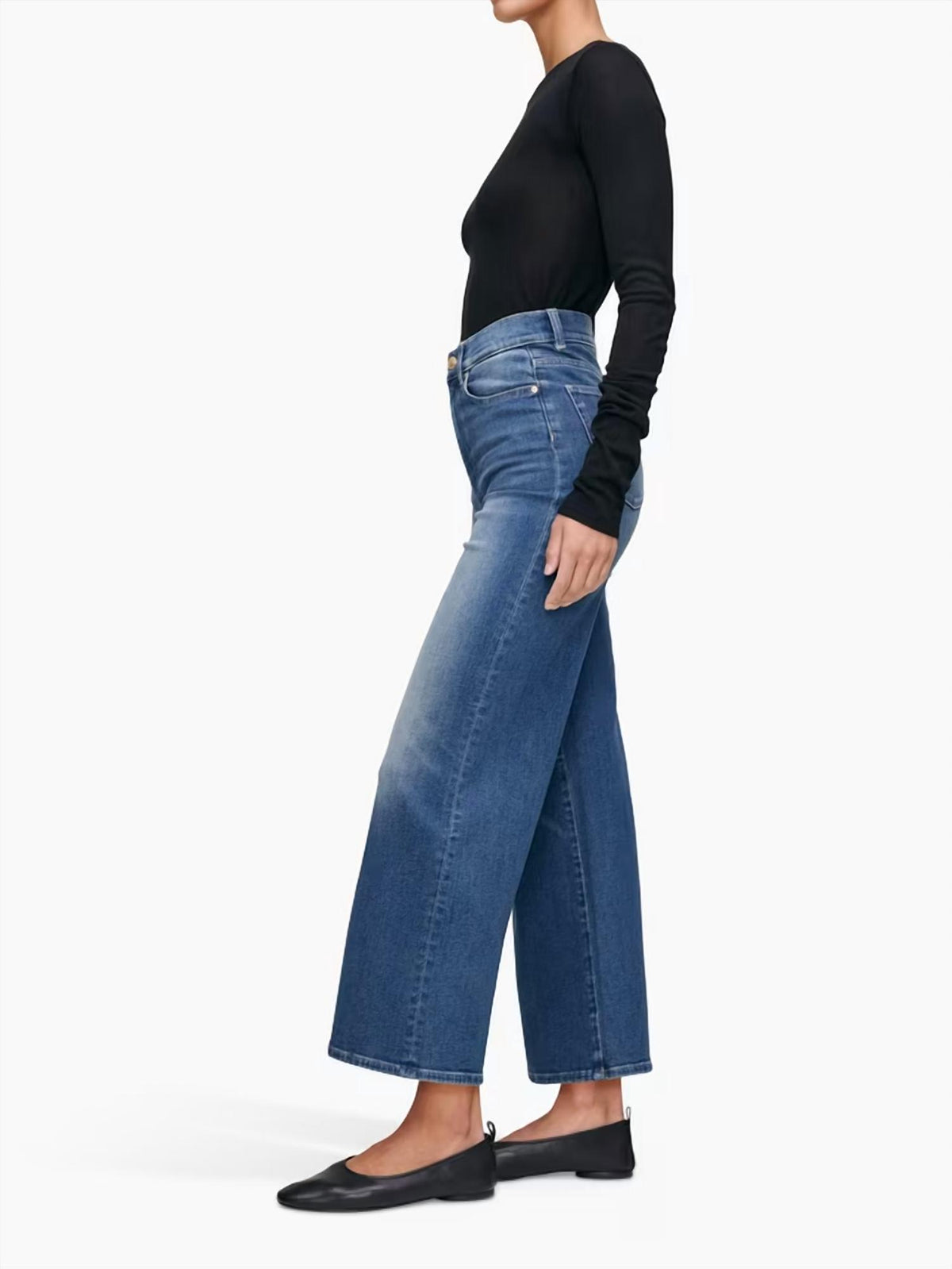 Dl1961 - Women'S - Hepburn Wide Leg High Rise 32" Jeans