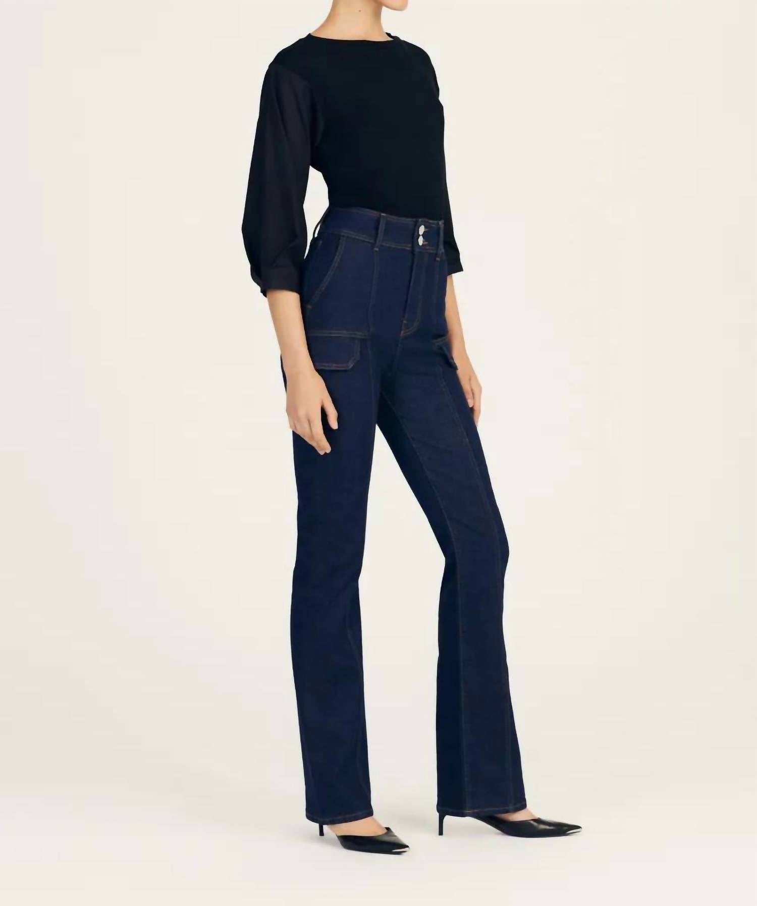 Derek Lam 10 Crosby - Charles High Rise Pocket Flare