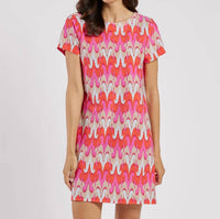 Jude Connally - Ella Paradise Ikat Mini Dress