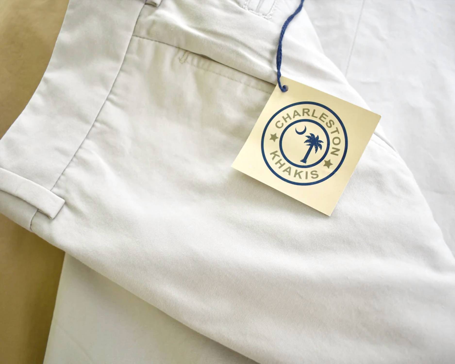 Charleston Khakis - Sumpter Flat Front Washed Poplin Pant