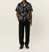 Les Deux - Liam Aoe Flower Short Sleeve Shirt