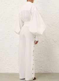 Zimmermann - Rebellion Poplin Wrap Blouse