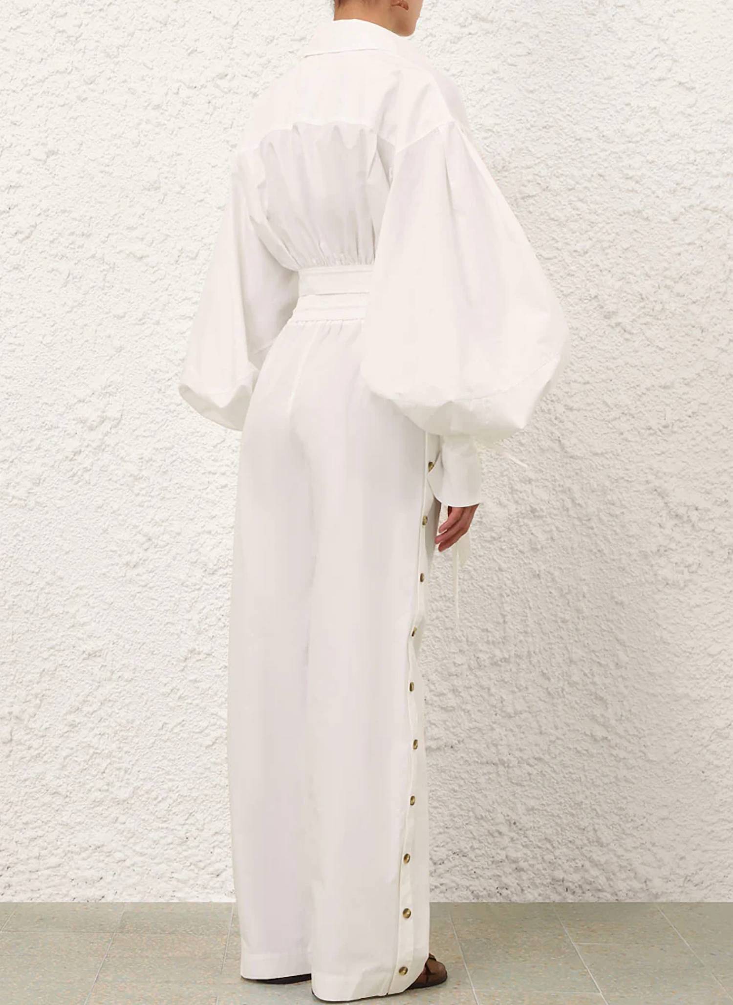 Zimmermann - Rebellion Poplin Wrap Blouse