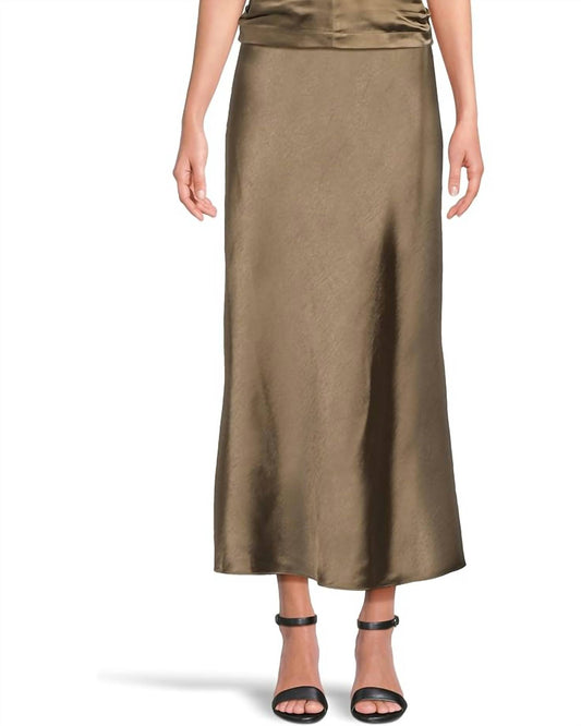 Lilla P - Satin Bias Maxi Skirt