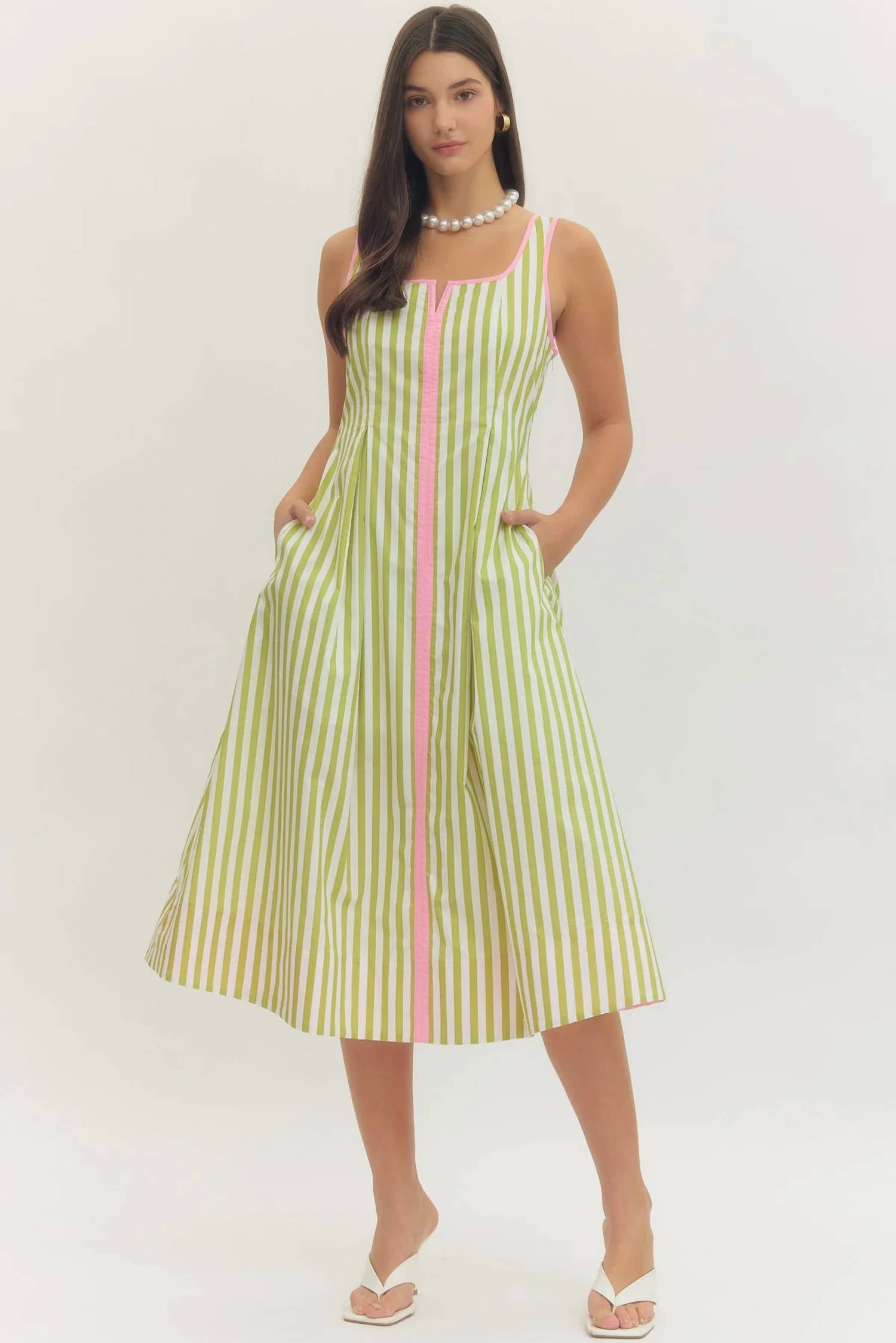 Entro - Palm Beach Midi Dress