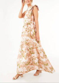 Abbey Glass - Caroline Baby's Breath Jacquard Gown