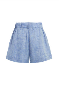 BONDI BORN Women's Universal Short in denim - women's shorts - detail view