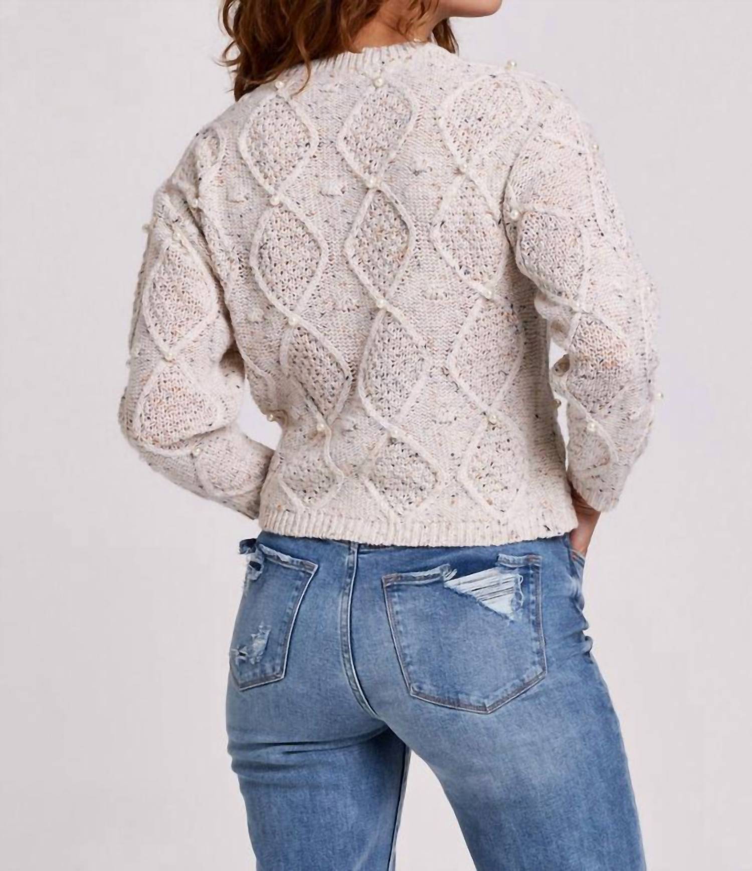 Another Love - Amandine Cable Knit Sweater