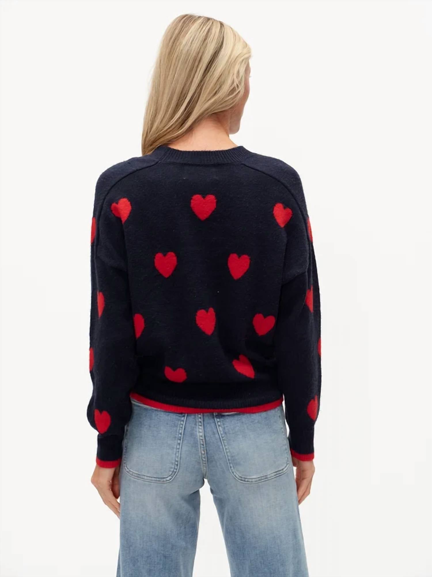 Six/Fifty - VALENTINA HEART SWEATER