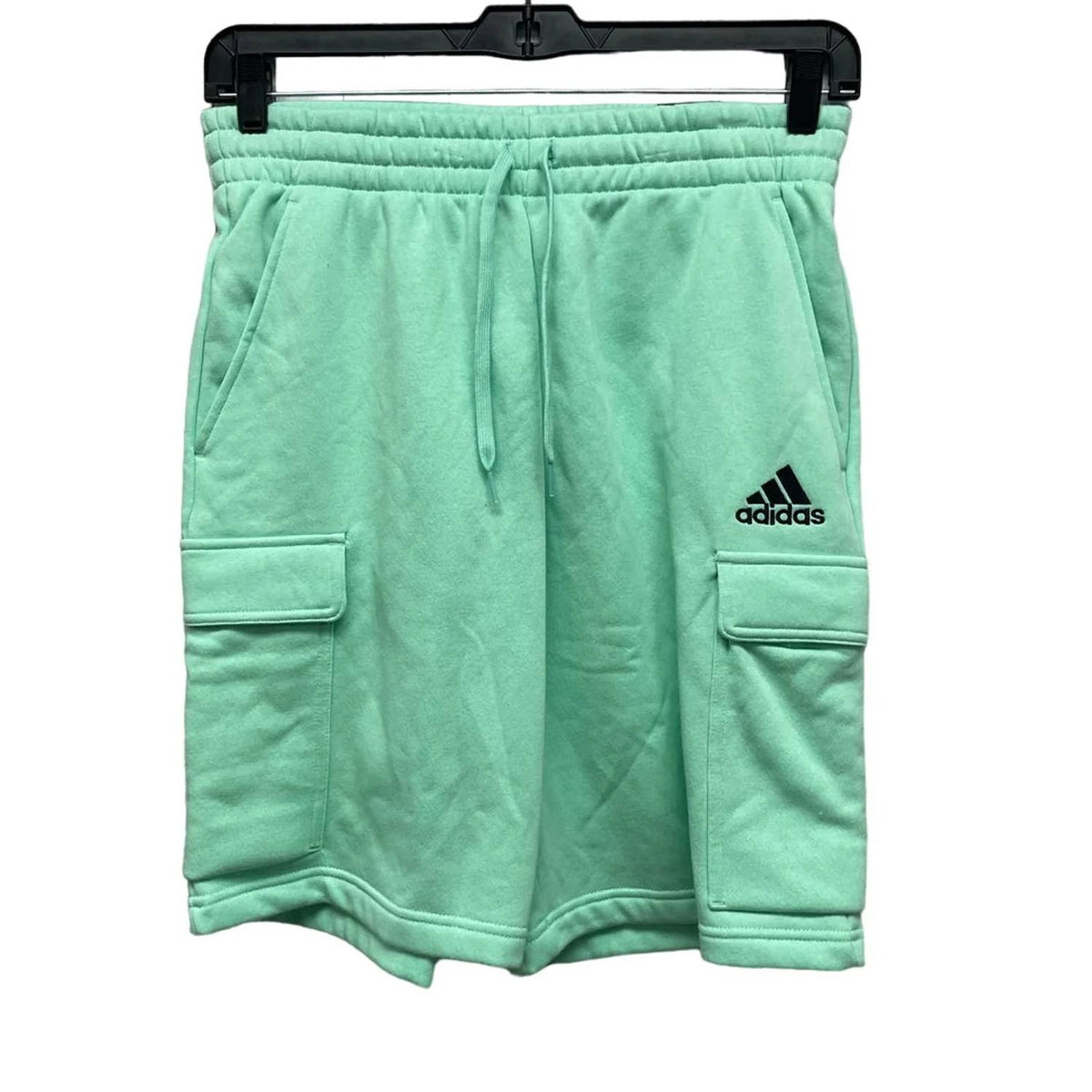 Adidas - Elastic Drawstring Waist Cargo Sweatpant Shorts
