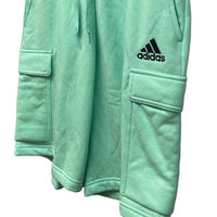 Adidas - Elastic Drawstring Waist Cargo Sweatpant Shorts