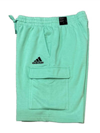 Adidas - Elastic Drawstring Waist Cargo Sweatpant Shorts