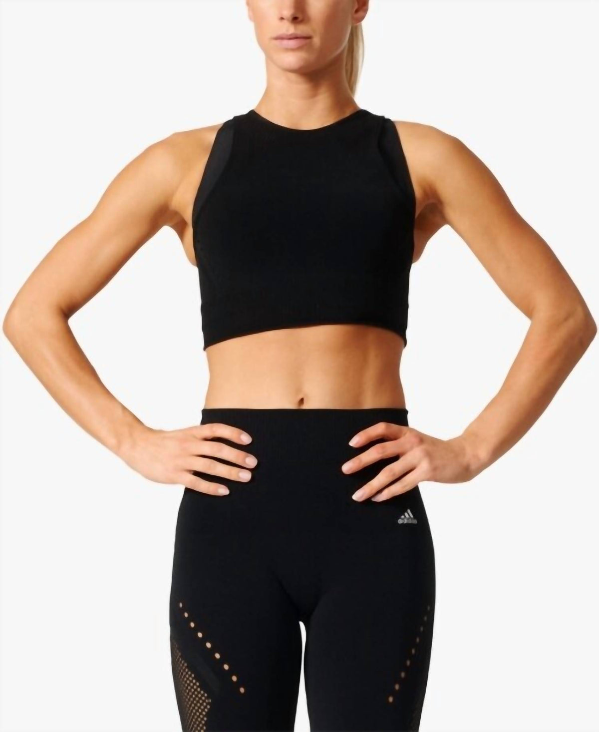 Adidas - Training Warpknit Crop Tee