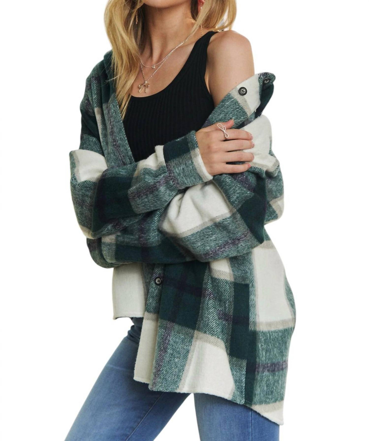 Adora - James Plaid Shacket
