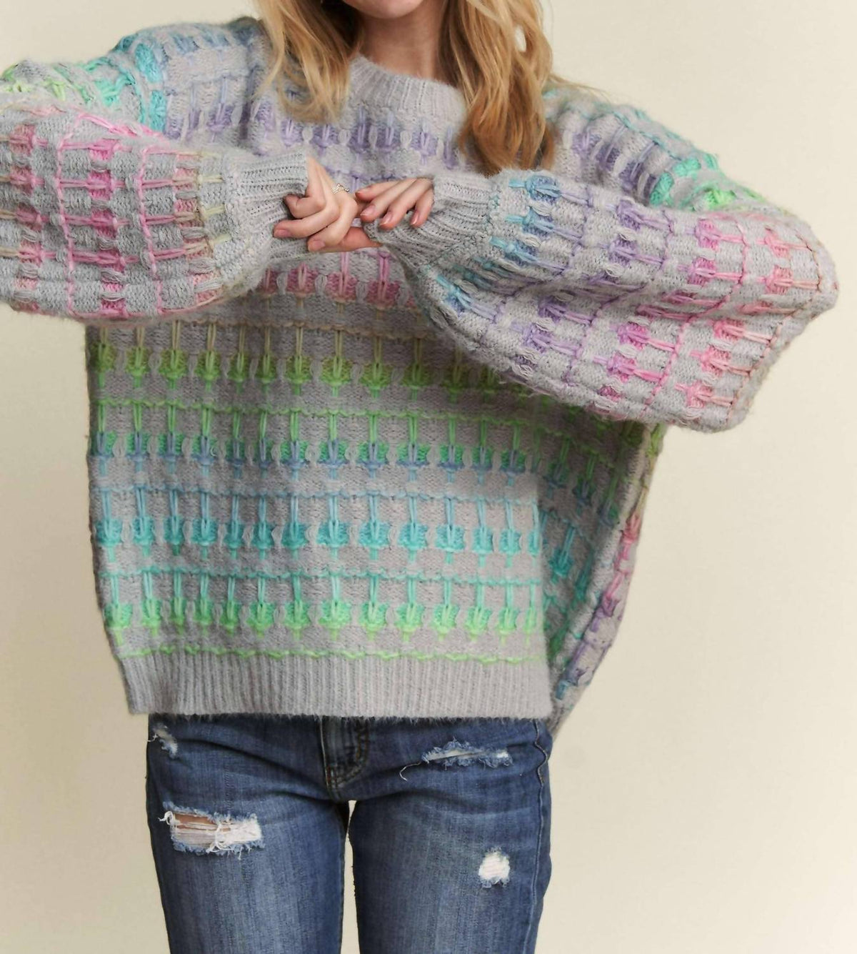 Adora - Ombre Sweater Top