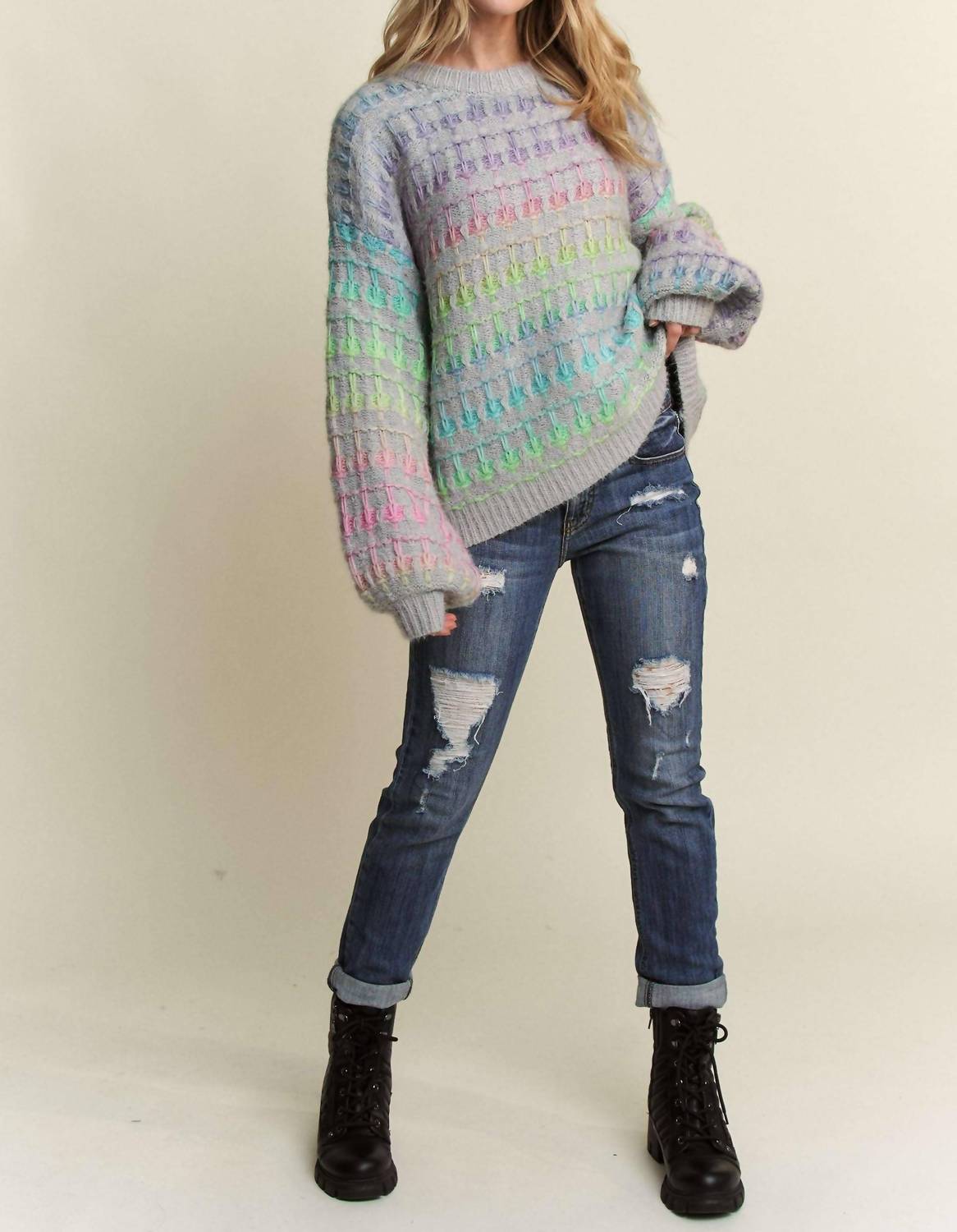 Adora - Ombre Sweater Top