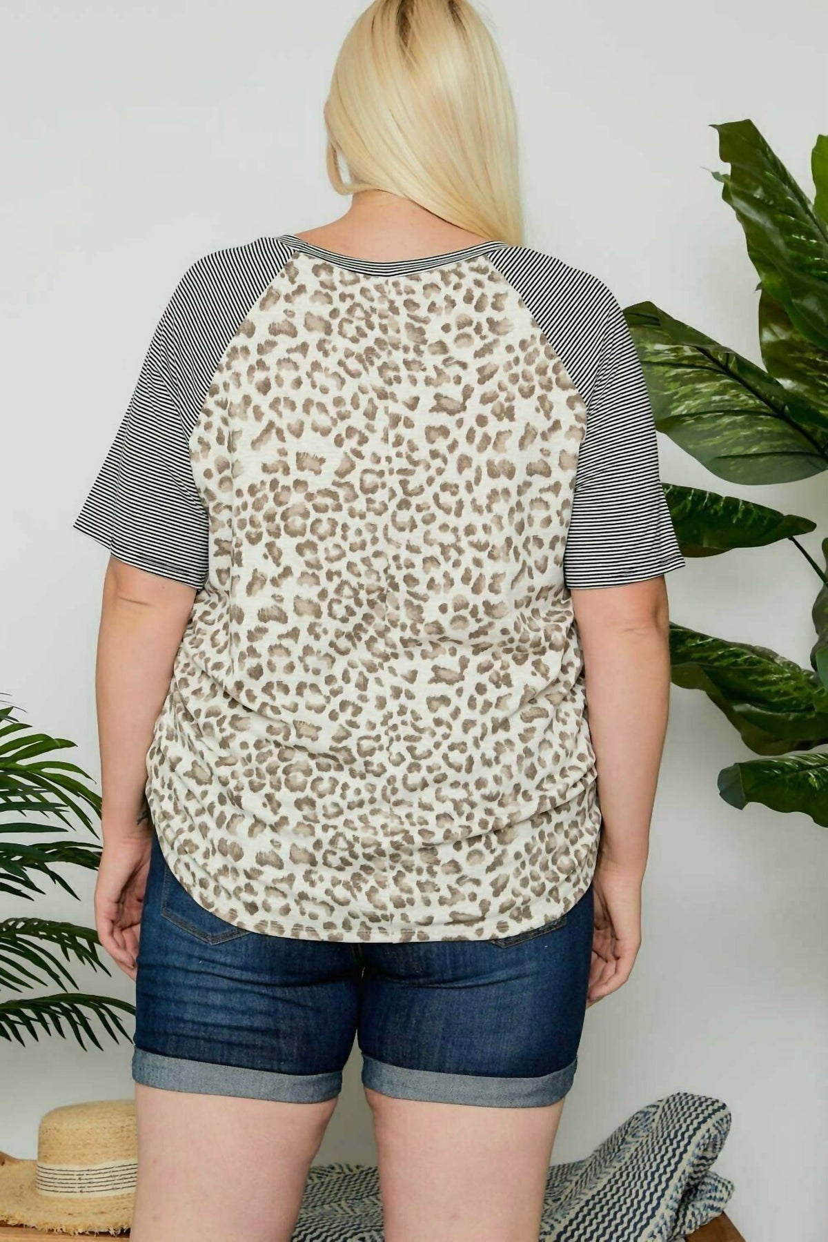 Short Sleeve Plus Top