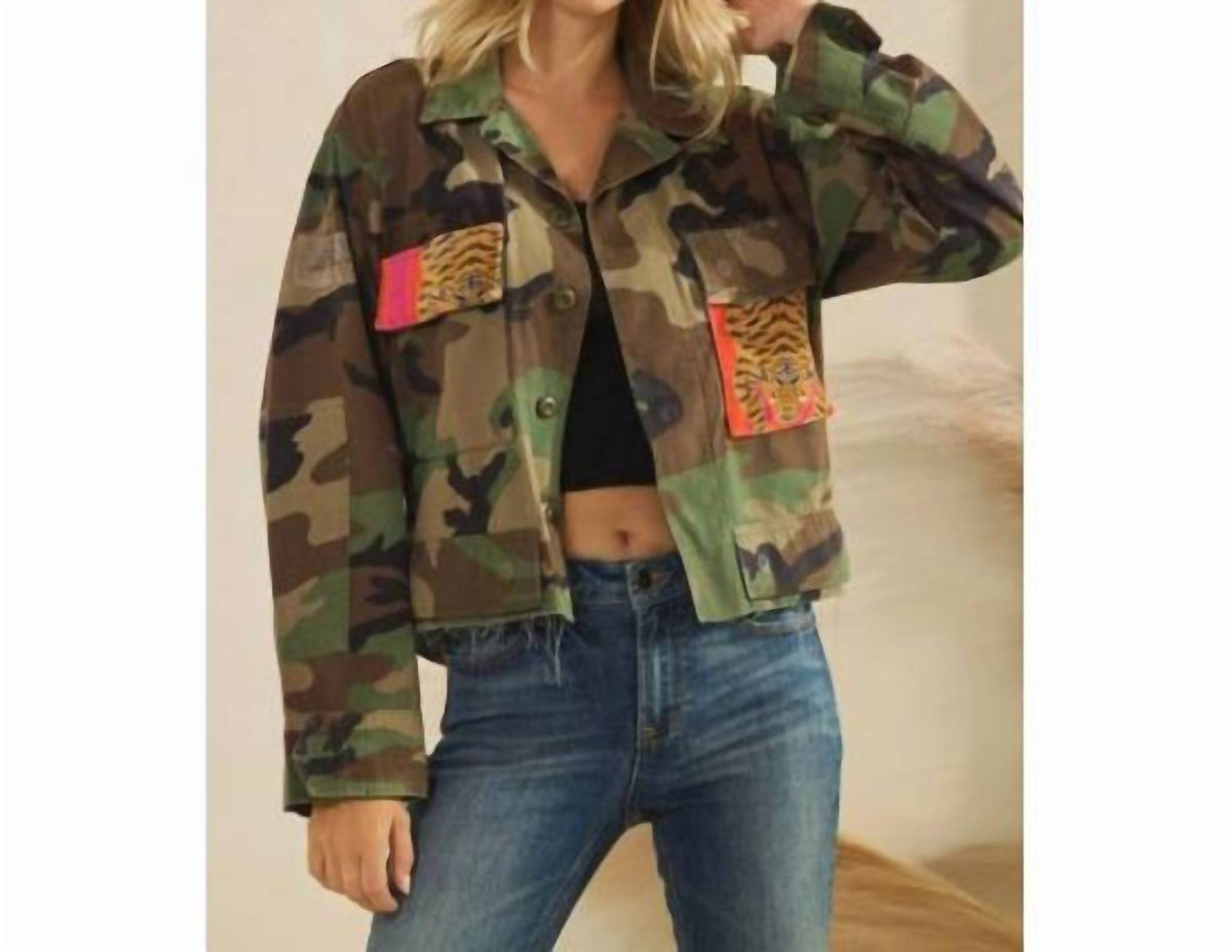 Adore - Wild Side Tiger Contrast Jacket