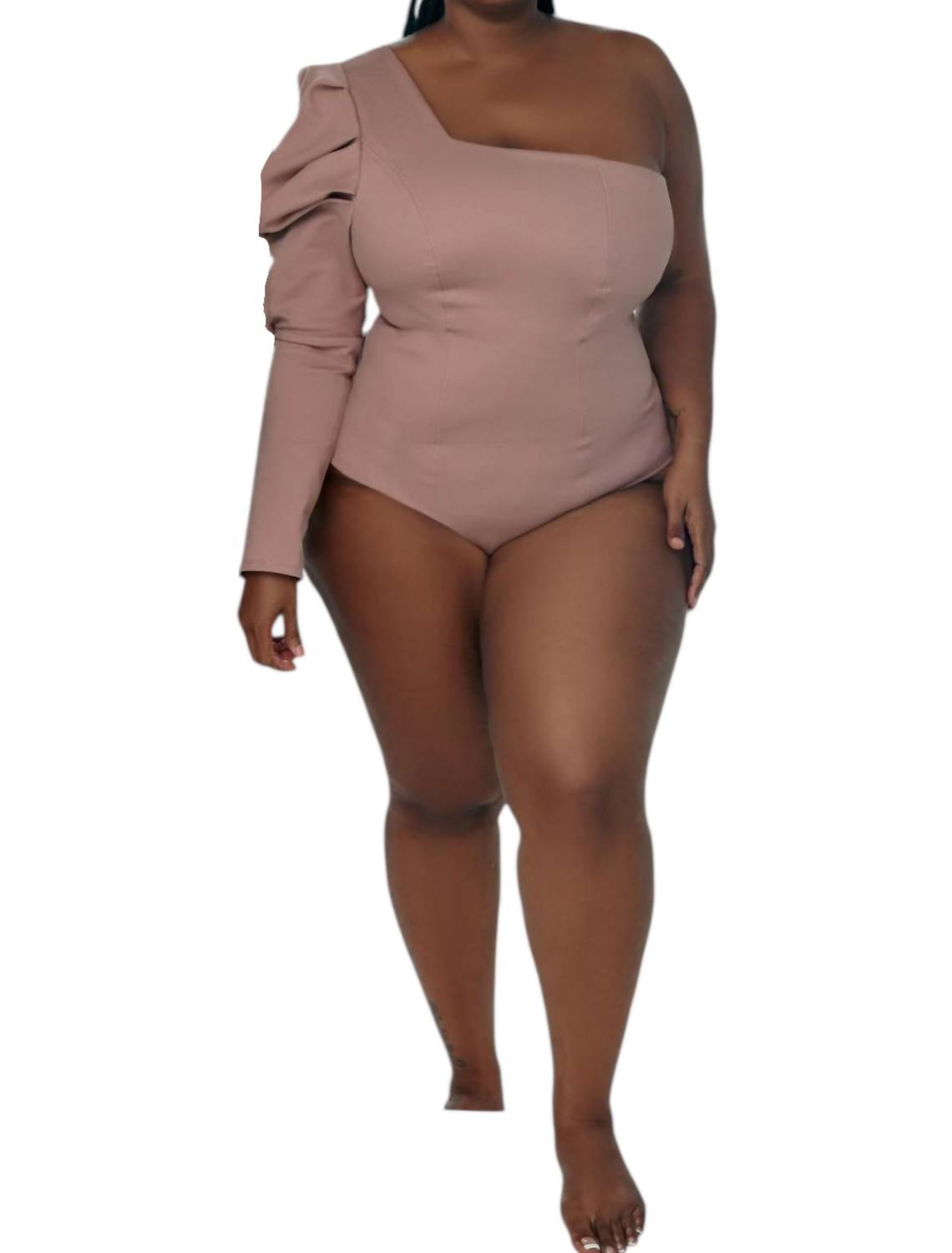 Adriana Contreras - One Shoulder Bodysuit - Plus