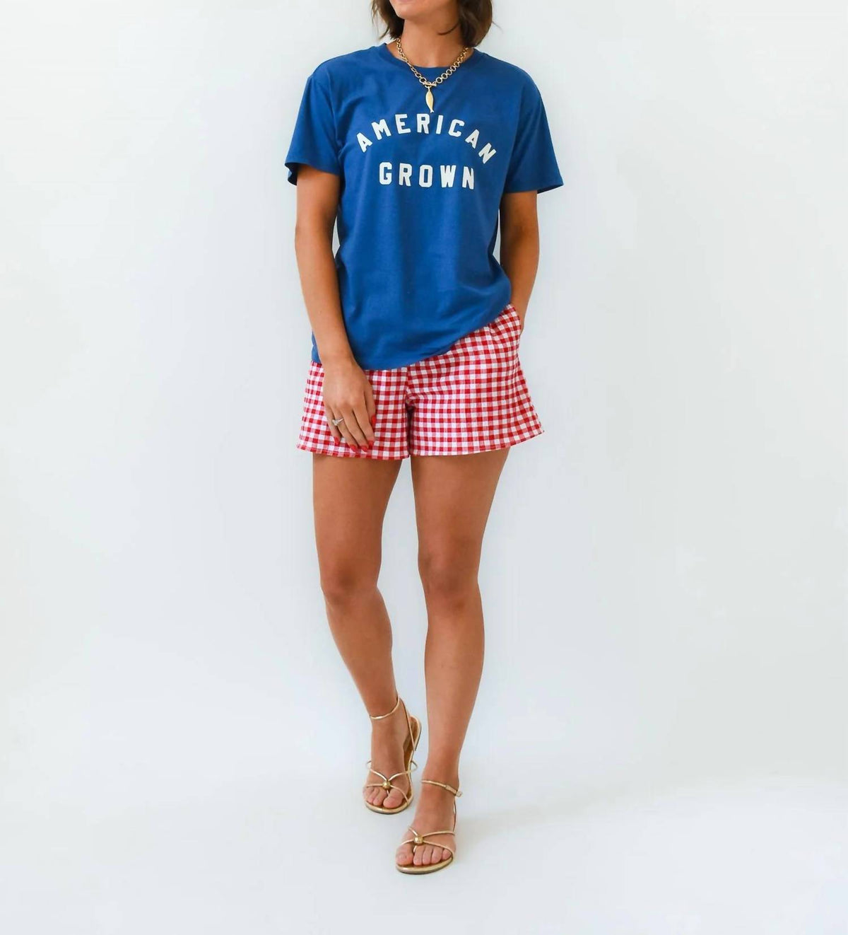 Adrienne - Picnic Perfect Gingham Shorts