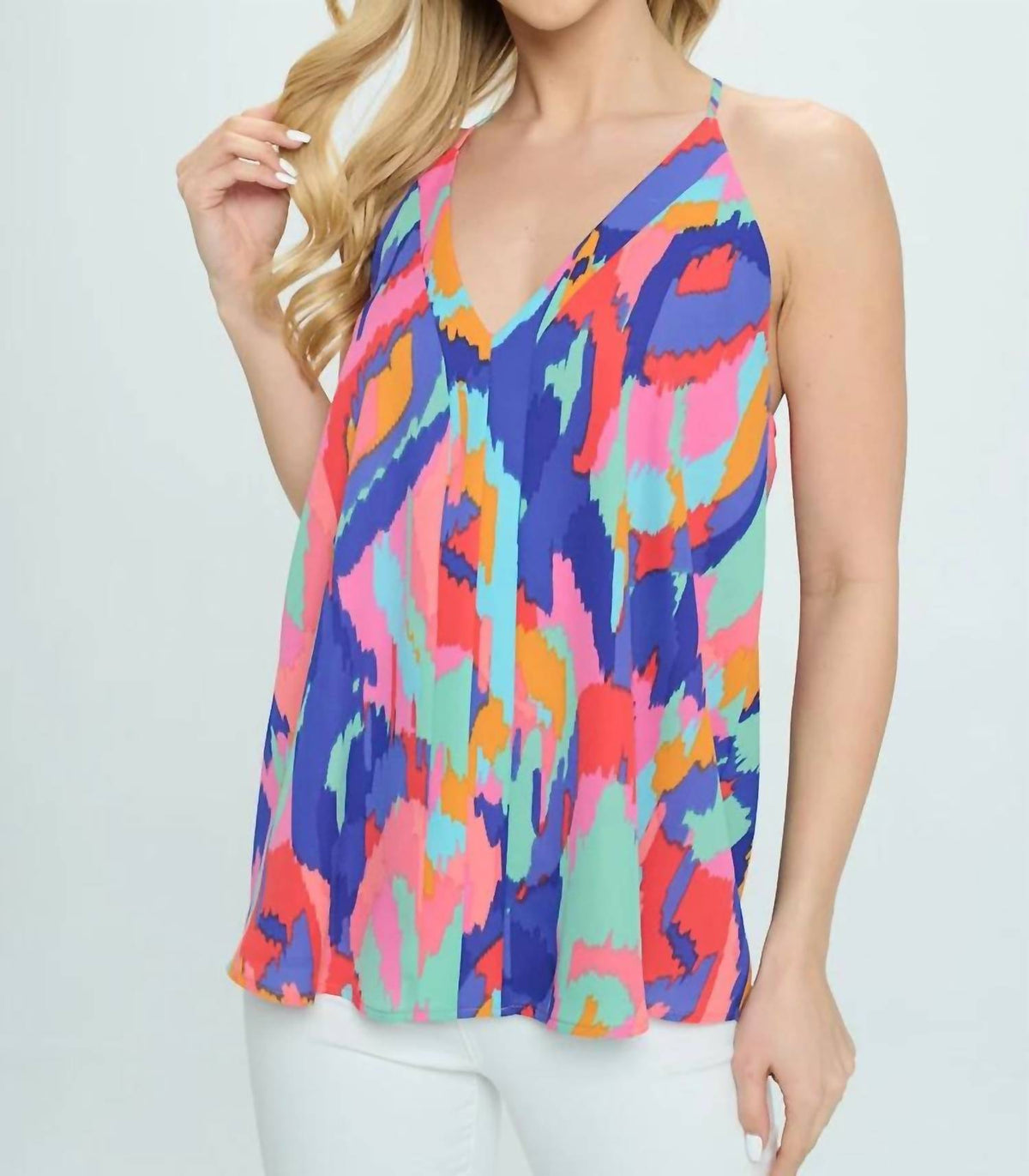 Adrienne - Roxy Panel Front Tank Top