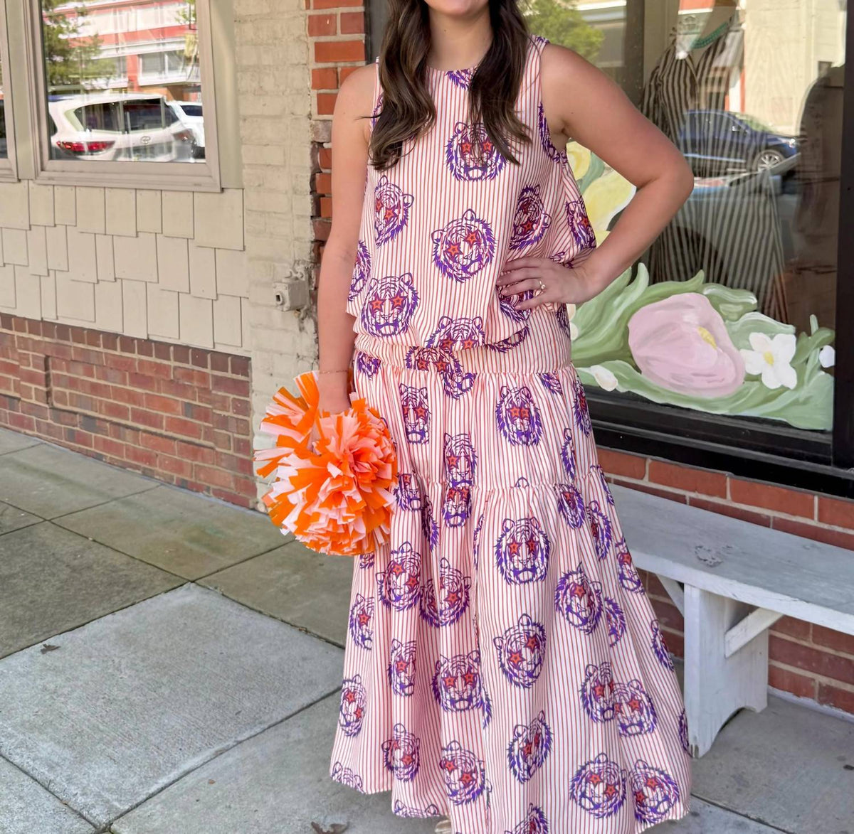 Adrienne - Tiger Bubble Top