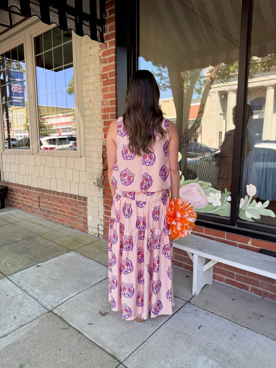 Adrienne - Tiger Bubble Top