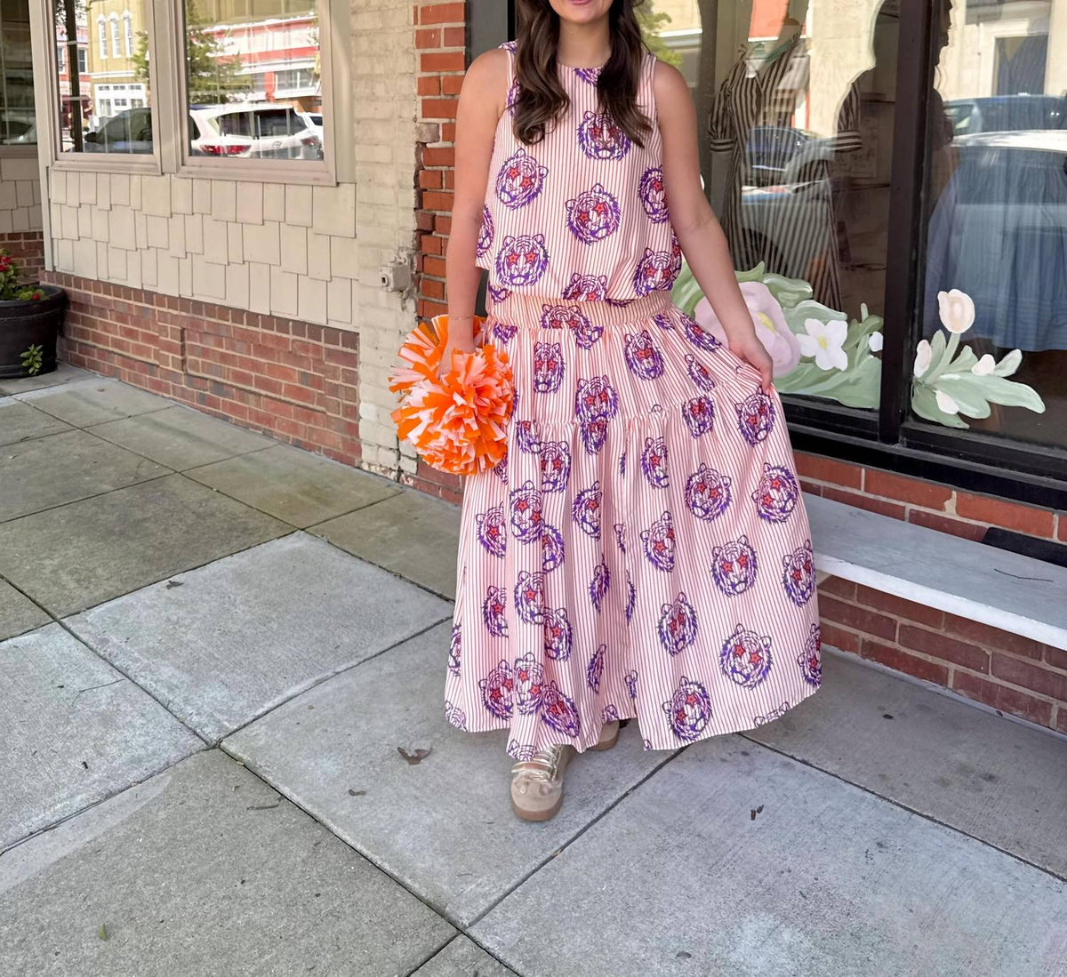 Adrienne - Tiger Maxi Skirt