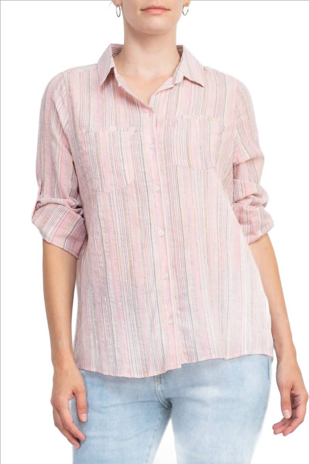 Adyson Parker - Collared Button Down Shirt