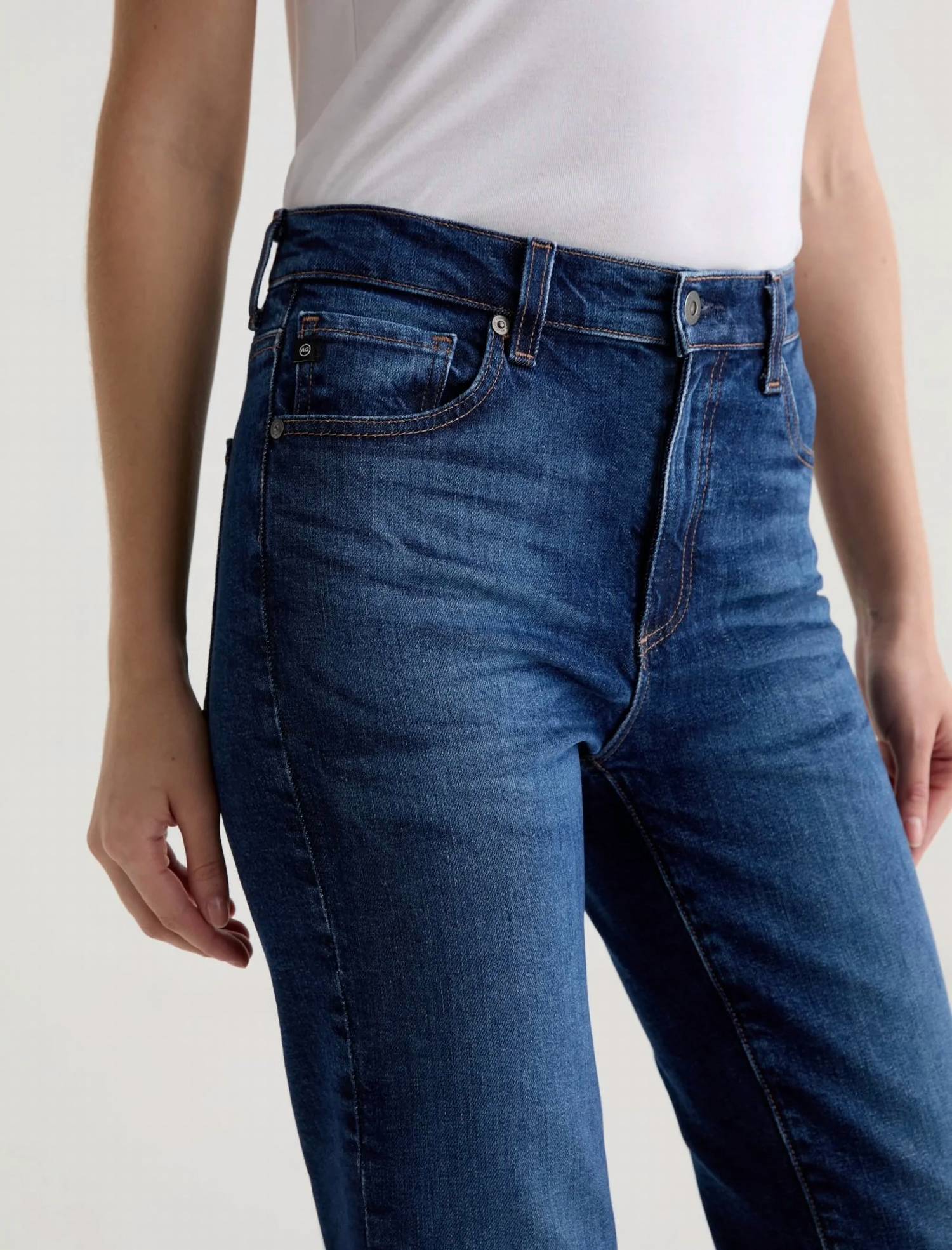 Ag Jeans - Brinley Mid-rise Straight Jeans