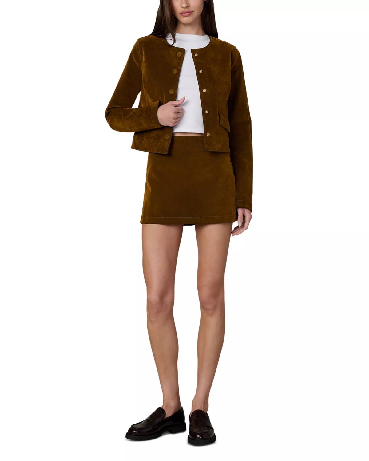Joe'S Jeans - Flocked Faux Suede Jacket