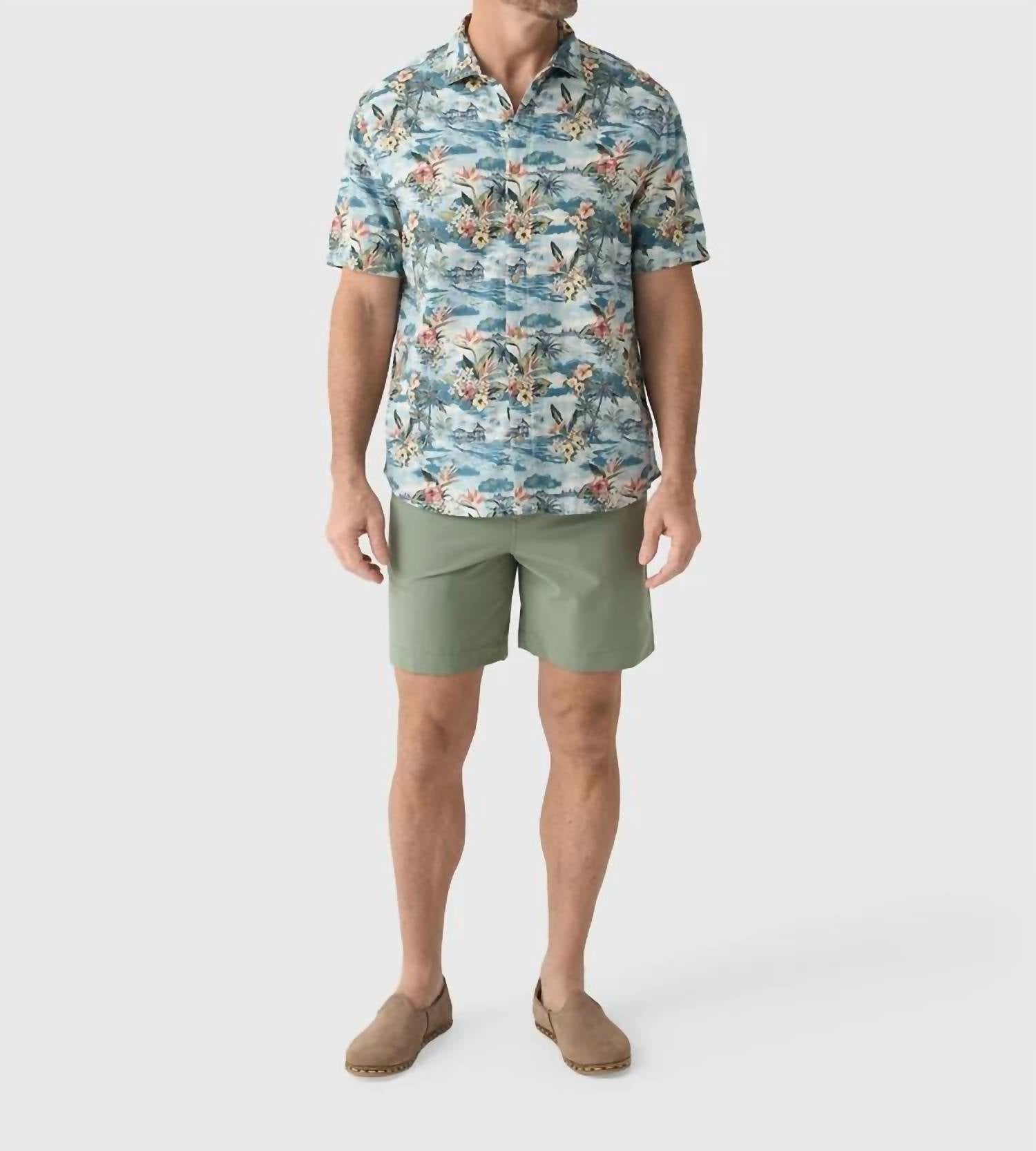 Johnnie-O - Men's Surf Flannel Almanzo Button-down Shirt