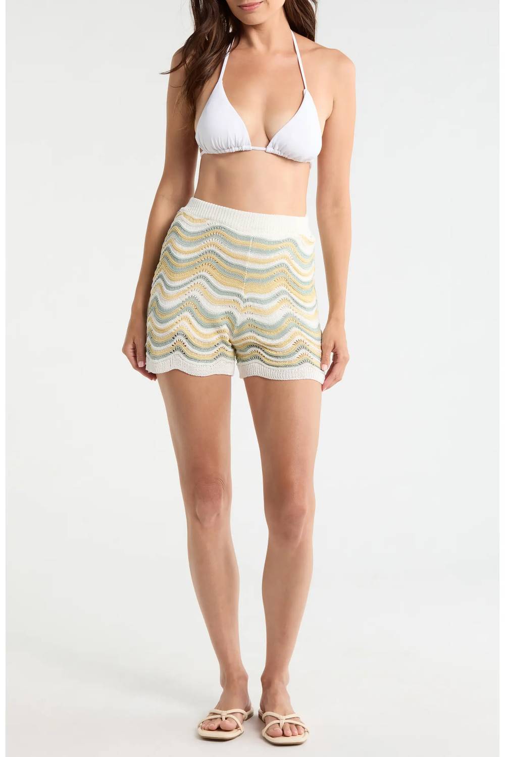 Elan - Seraphina Crochet Shorts