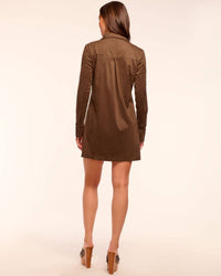 Ramy Brook - Maria Faux Suede Mini Dress