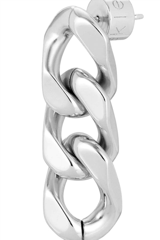 Eklexic - Women's Taraji Three Link Drop Earrings