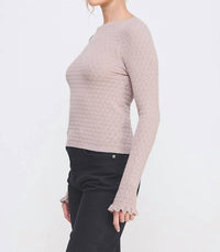 Allie Rose - Chic Reverie Knit Top