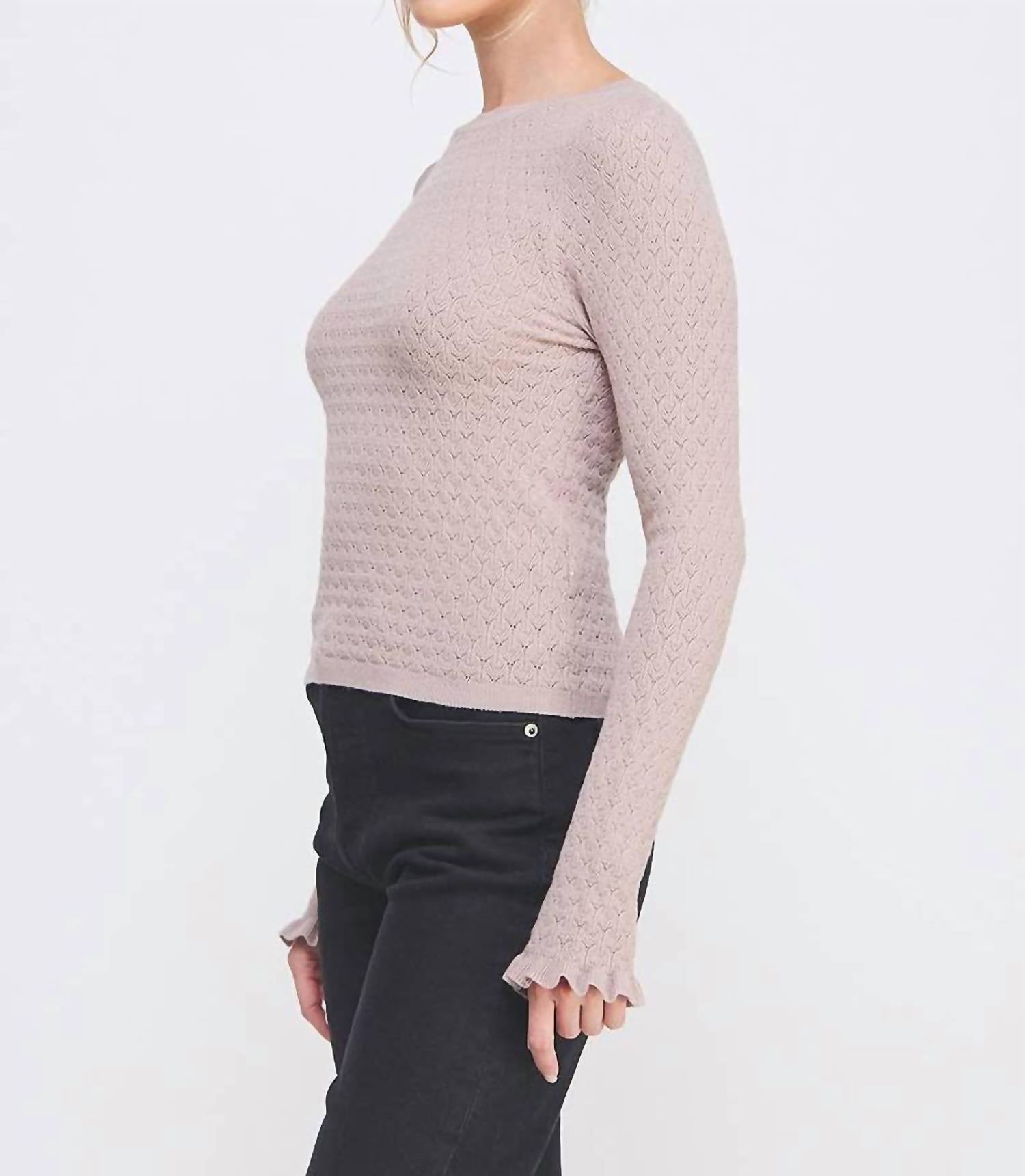 Allie Rose - Chic Reverie Knit Top