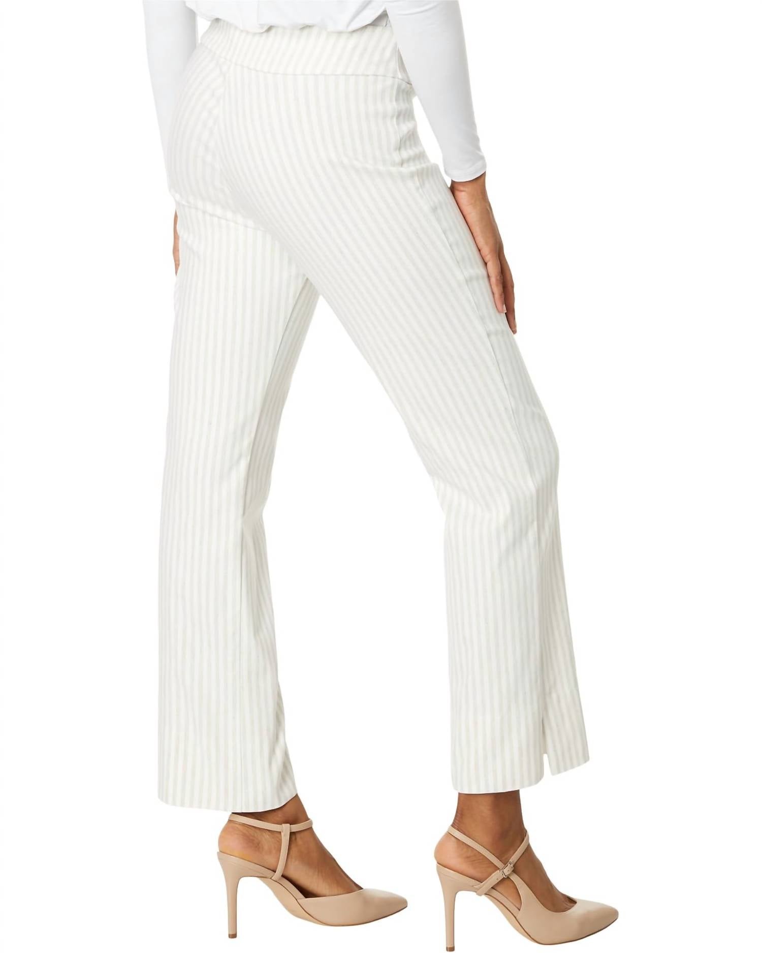 Krazy Larry - Stretch Linen Wide Ankle Pants
