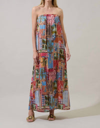 Sugarlips - Isabela Pleated Maxi Dress