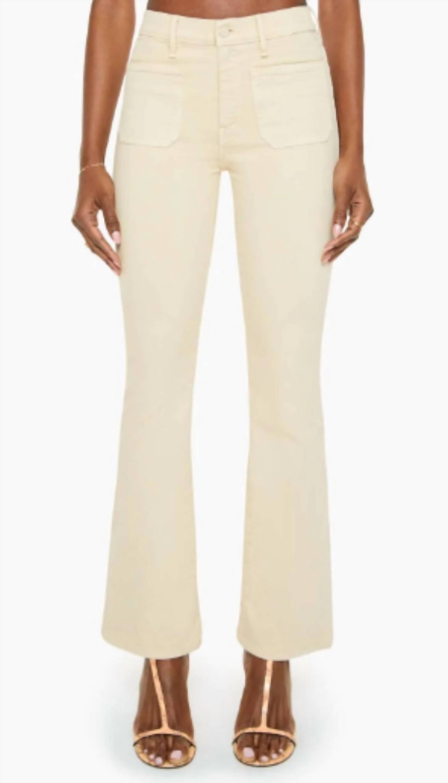 Mother - The Patch Pocket Weekender Flare Jean