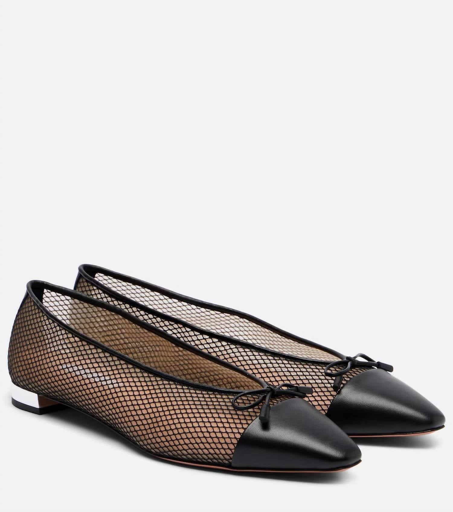 Aquazzura - Women's Gioia Mesh Flats